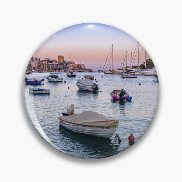 Item preview, Sunset over Sliema Harbour designed and sold by vedadc.