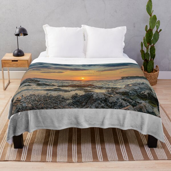 Item preview, Sunset over rocky beach designed and sold by vedadc.