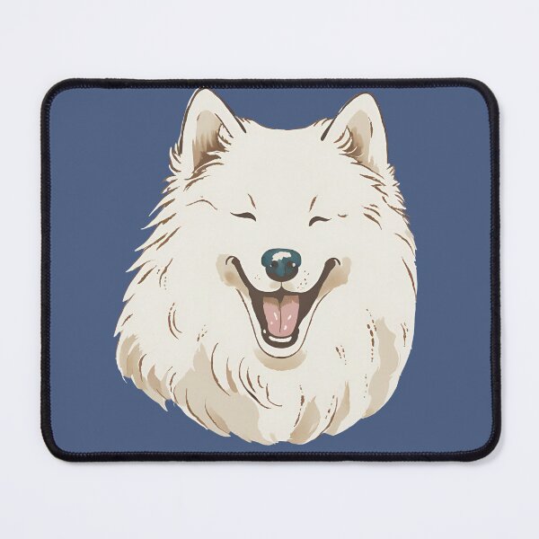 Item preview, Watercolour Laughing Samoyed designed and sold by TheresaNicole.