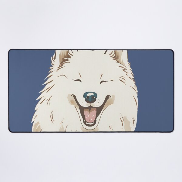 Item preview, Watercolour Laughing Samoyed designed and sold by TheresaNicole.