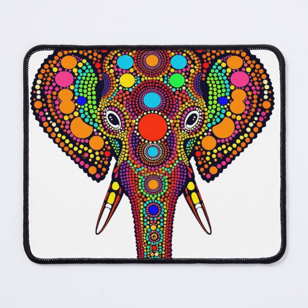 Item preview, Dots Dotted Elephant Head T-Shirt designed and sold by RadiantRemix.