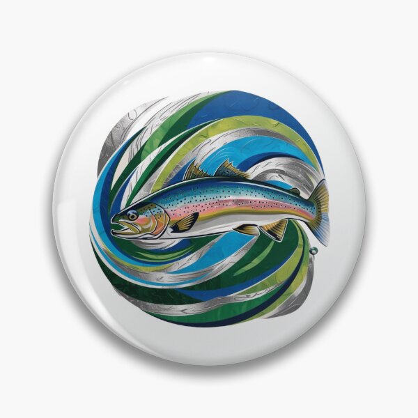 Item preview, Go Fishing: Find Trout designed and sold by Forest Aura Vibes.