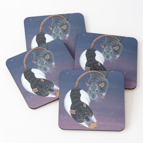 Item preview, Catching Stars - Two Rats designed and sold by WolfySilver.