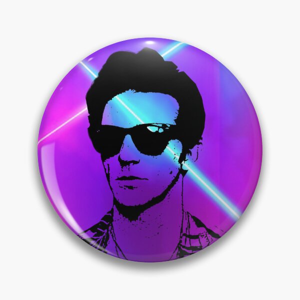 Item preview, Drake Bell Fanart – Retro Neon Portrait with 80s Vibes designed and sold by ShopWithDreams.