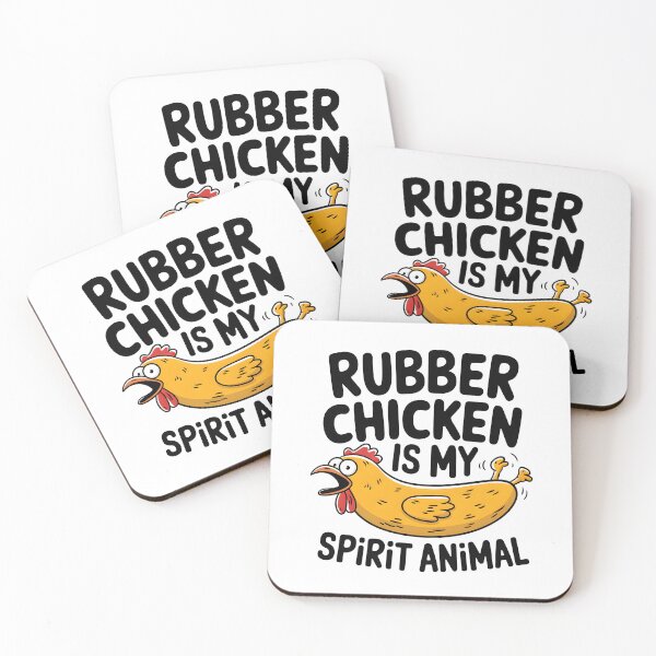 Item preview, Rubber Chicken is My Spirit Animal designed and sold by AniArtPL.