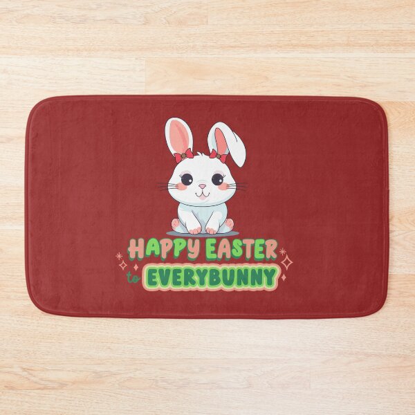 Item preview, Cartoon Bunny with Easter Greeting designed and sold by LaUnArt.