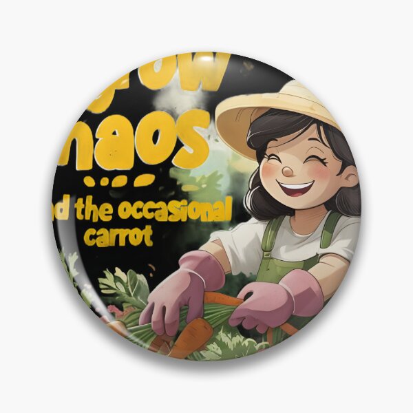 Item preview, I grow chaos and the occasional carrot designed and sold by Tees16.