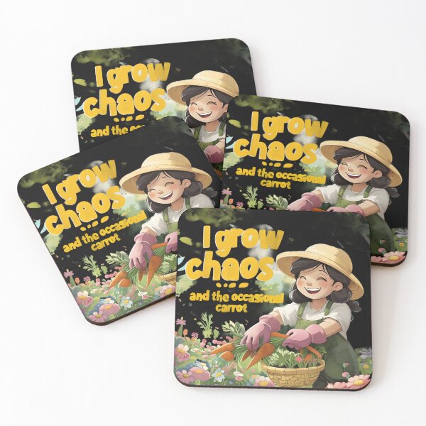Item preview, I grow chaos and the occasional carrot designed and sold by Tees16.