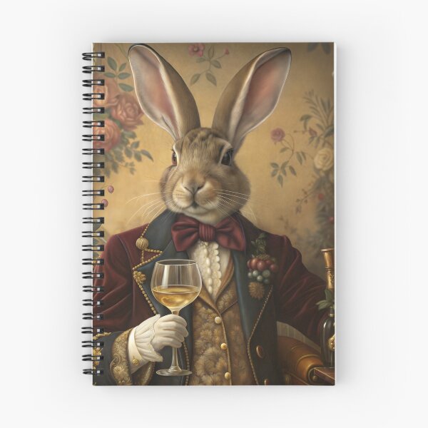 Item preview, Rabbit Vintage Suit Bow Tie Wine Glass Gentleman Hare designed and sold by NuttyAnimals.