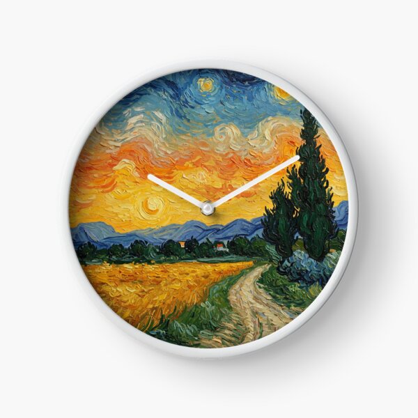 Item preview, Wheatfield with Cypress designed and sold by CreativeDomain.