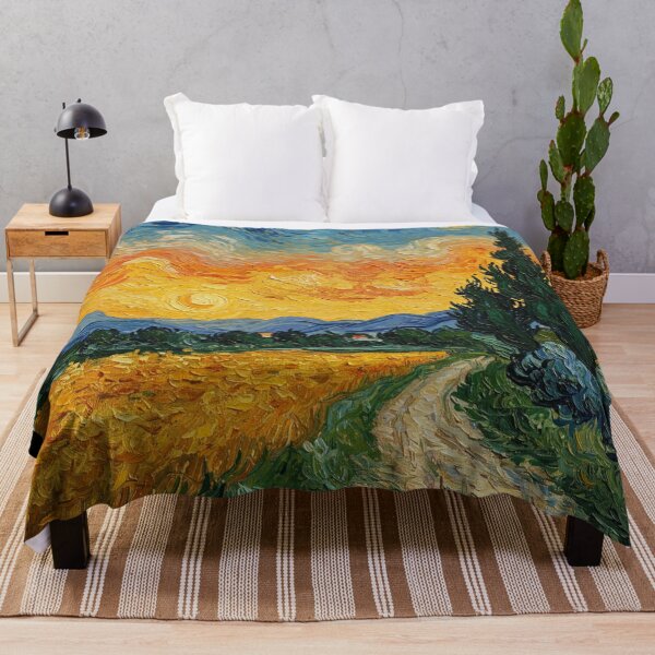 Item preview, Wheatfield with Cypress designed and sold by CreativeDomain.