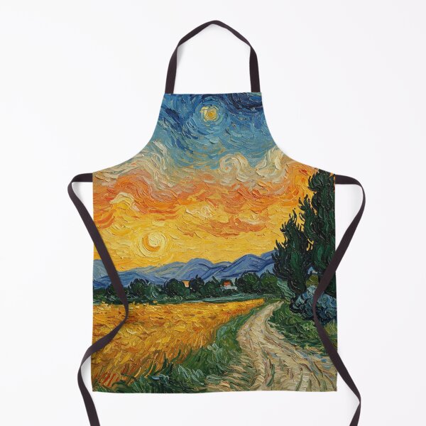 Item preview, Wheatfield with Cypress designed and sold by CreativeDomain.