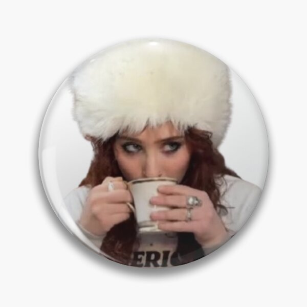 Item preview, Chappell Roan Sipping Tea – Serving Looks and Shade designed and sold by The Eclectic Cat.