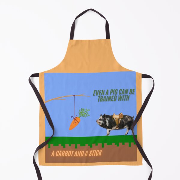 Item preview, Piggy Chasing the Carrot designed and sold by EclecticKrys.