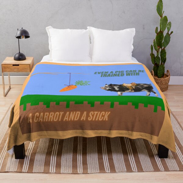 Item preview, Piggy Chasing the Carrot designed and sold by EclecticKrys.