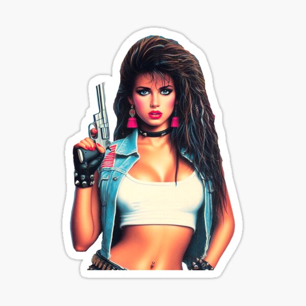 Artikel-Vorschau von 80er Action-Girl, designt und verkauft von PulpVintage.