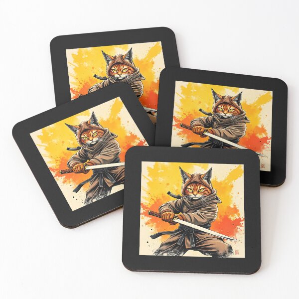 Item preview, Defender of good, Ninja Cat designed and sold by CammiesShop.