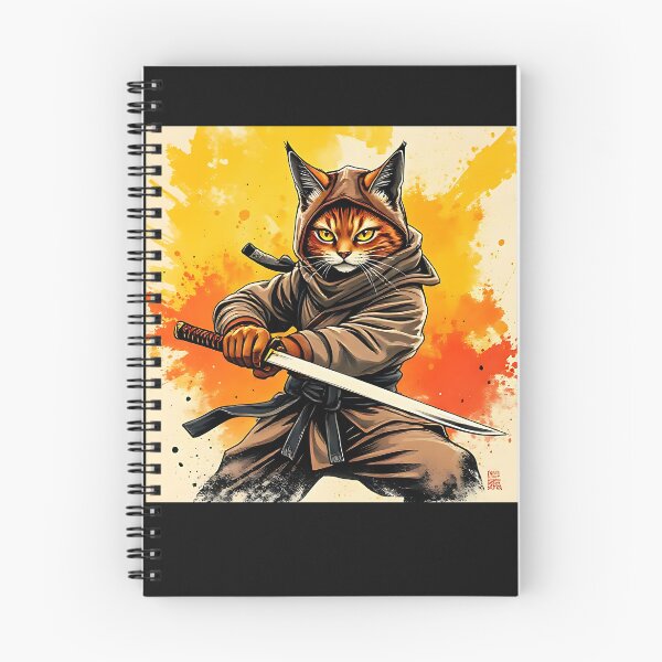 Item preview, Defender of good, Ninja Cat designed and sold by CammiesShop.