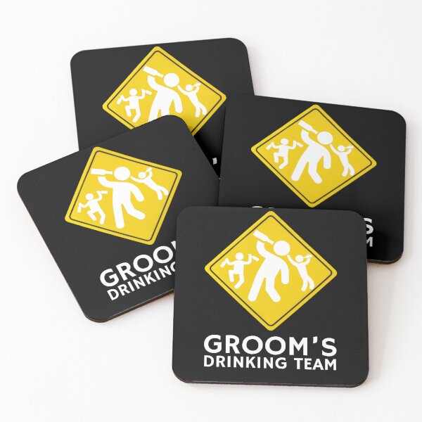 Item preview, Groom's Drinking Team Groomsman Bachelor Party  designed and sold by Oval Shop.