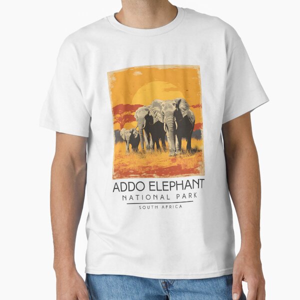 Item preview, A Vintage Illustration of Addo Elephant National Park - South Africa designed and sold by GoodOldVintage.