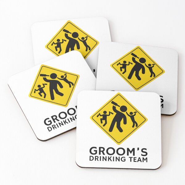 Item preview, Groom's Drinking Team Groomsman Bachelor Party  designed and sold by Oval Shop.