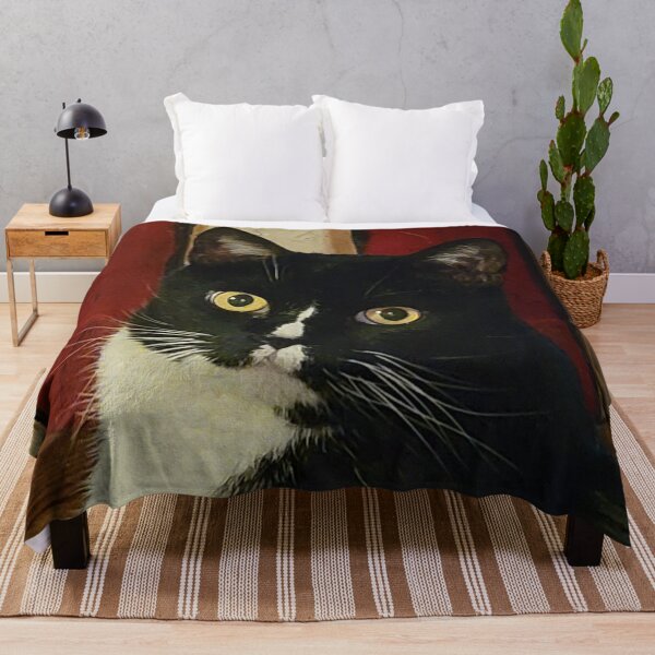 Item preview, Regal Sweet Tuxedo Cat designed and sold by Rebecca Jane.