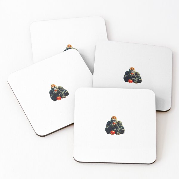 Item preview, Gorilla biting an apple designed and sold by Kenji11.