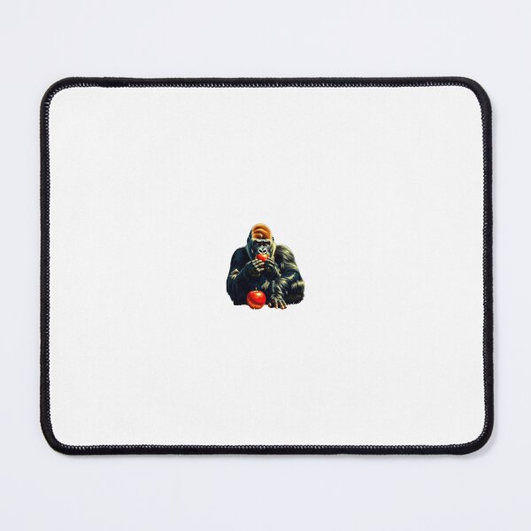 Item preview, Gorilla biting an apple designed and sold by Kenji11.