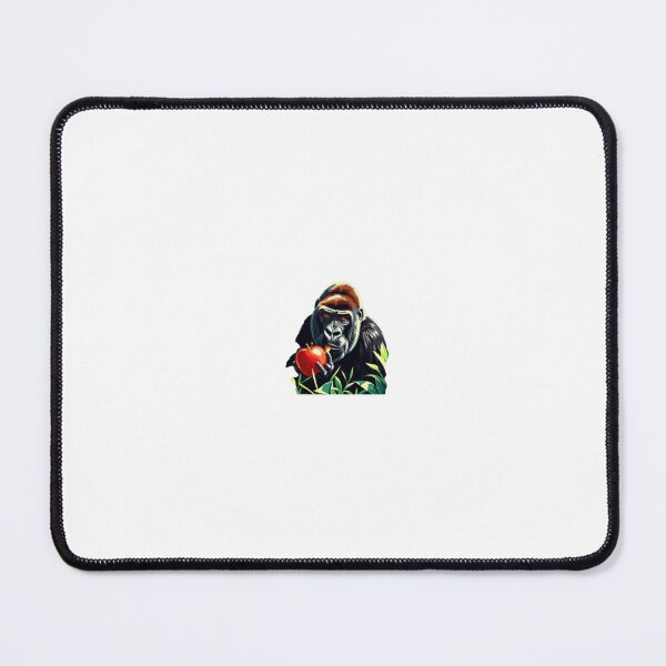 Item preview, Gorilla biting an apple designed and sold by Kenji11.