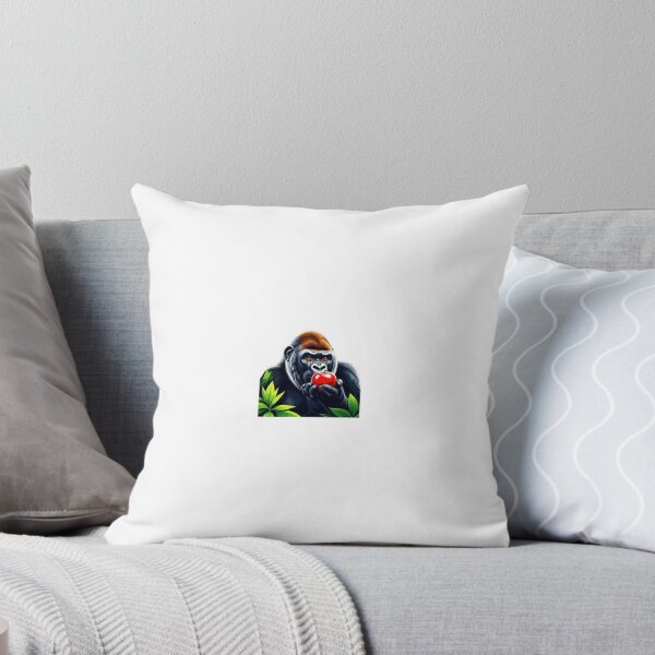 Item preview, Gorilla biting an apple designed and sold by Kenji11.