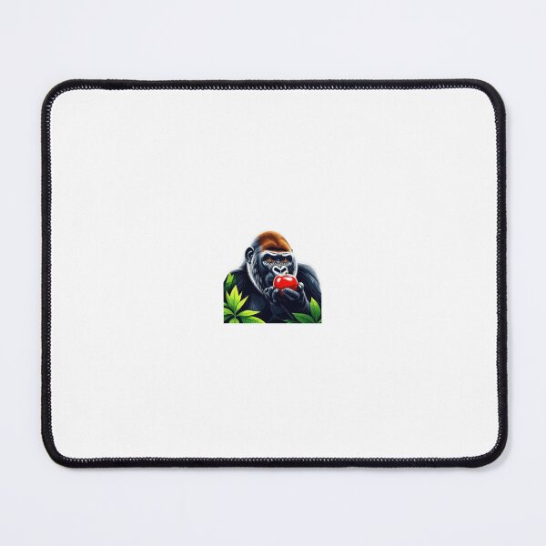 Item preview, Gorilla biting an apple designed and sold by Kenji11.