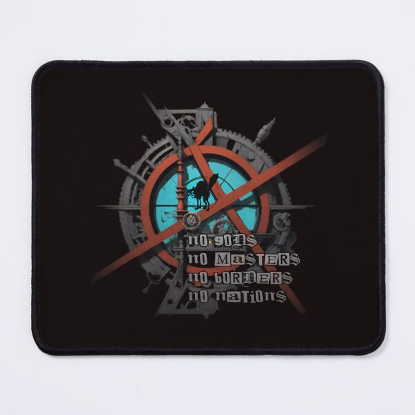 Item preview, No gods,no masters, no borders, no nations designed and sold by Misalign Design Atelier.
