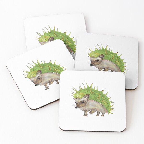 Item preview, Green hedgehog designed and sold by BurdaArtStudio.