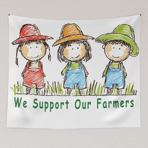 Item preview, We Support our Farmers Children's graphics designed and sold by JanChryzostom.