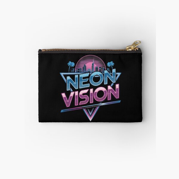 Item preview, Neon Vision Retro Futuristic Vaporwave City Skyline designed and sold by TeeGrit.