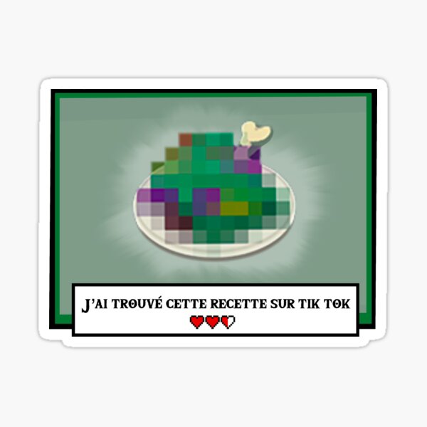 I found this recipe on Tik Tok Sticker
