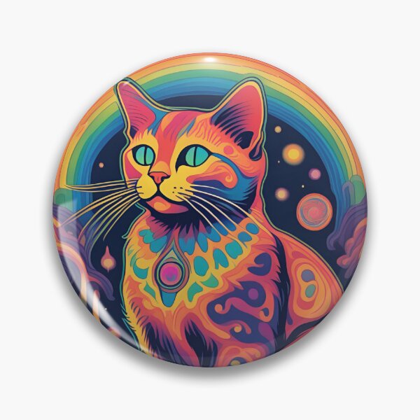 Item preview, Rainbow Cat, Cat Love. Cats lover, Cat, Cats, Colorful cats,  designed and sold by GOLDENGARDENART.