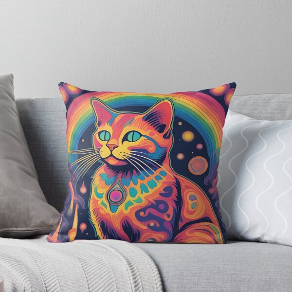 Item preview, Rainbow Cat, Cat Love. Cats lover, Cat, Cats, Colorful cats, designed and sold by GOLDENGARDENART.