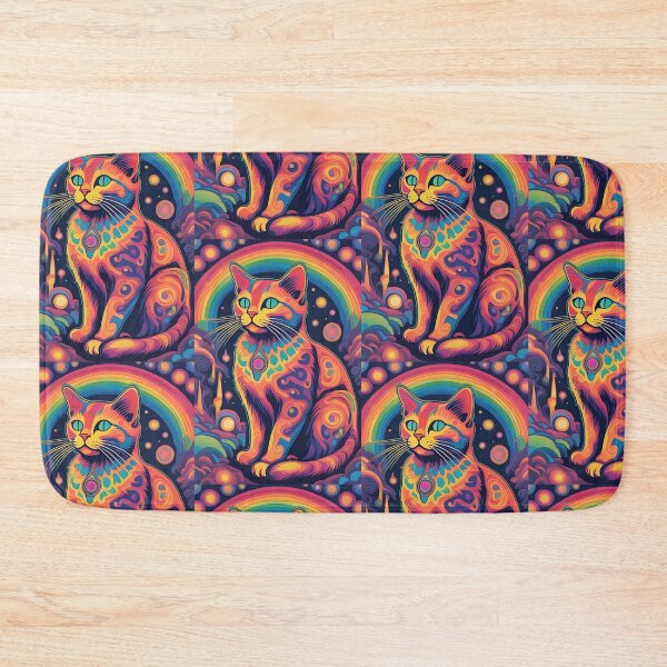 Item preview, Rainbow Cat, Cat Love. Cats lover, Cat, Cats, Colorful cats, designed and sold by GOLDENGARDENART.