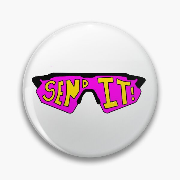 Item preview, Send It Sunglasses Sticker designed and sold by UnstuckStickers.