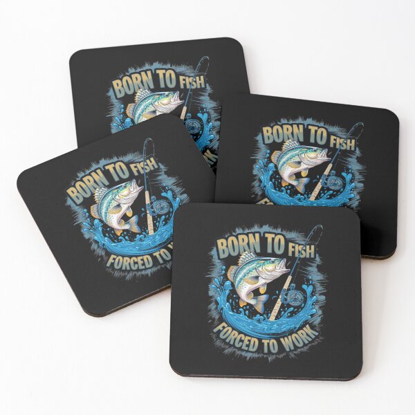 Item preview, Born to Fish, Forced to Work designed and sold by MJO80.