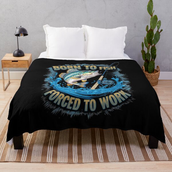 Item preview, Born to Fish, Forced to Work designed and sold by MJO80.