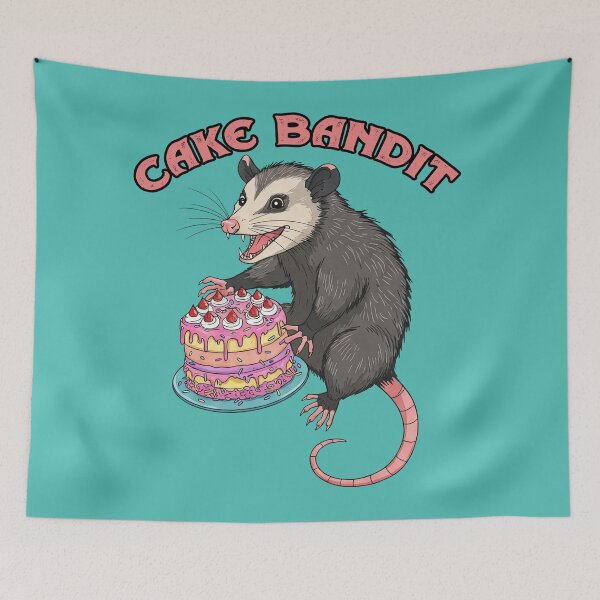 Item preview, Cake bandit opossum designed and sold by TeeARTHY.