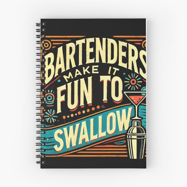 Item preview, Bartenders Make It Fun to Swallow designed and sold by PosiVibes Co..