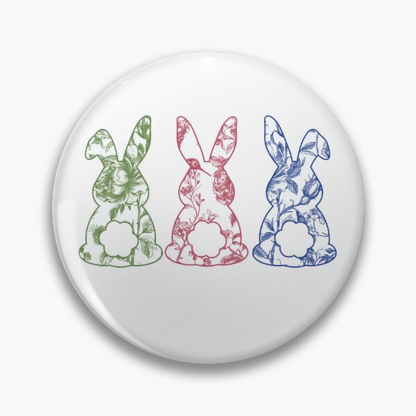 Item preview, Toile Du joy, Chinoiserie Bunnies, Easter,  designed and sold by TheGingerEffect.