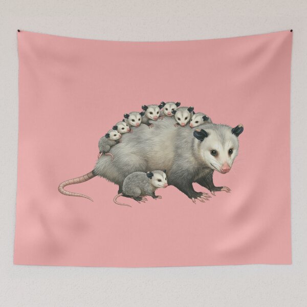 Item preview, Cute opossum family | Babies opossums designed and sold by TeeARTHY.