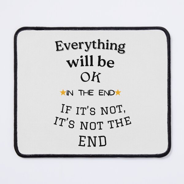 Item preview, Inspirational Message 'Its Not The End' Design designed and sold by OnlyADesign.