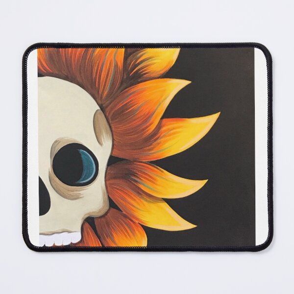 Item preview, Sunflower skull designed and sold by megankonig.