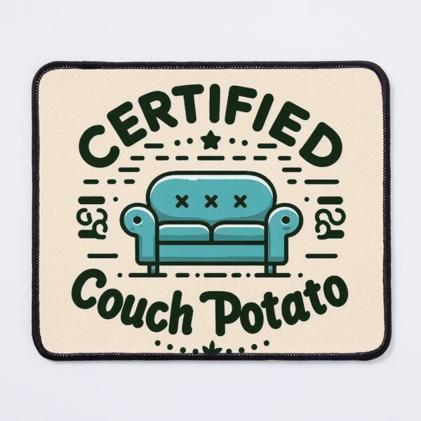 Item preview, Certified Couch Potato designed and sold by ArboretumFinds.