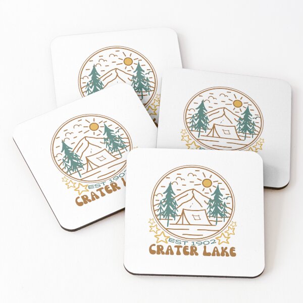 Item preview, Crater Lake National State Park Classic Doodle T-shirt Sticker designed and sold by ThinkNature!.